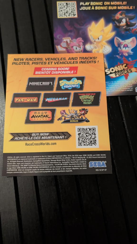 Mega Man appears in Sonic Racing CrossWorlds